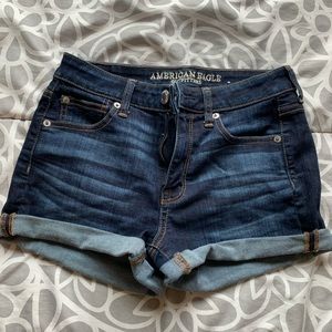 American Eagle High Rise Jean Shorts